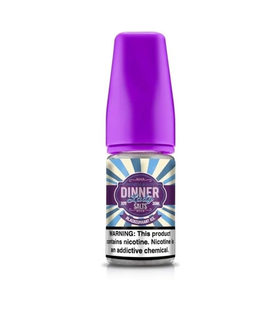 Dinner Lady Black Currant Ice (Siyah Frenk Üzümü) Salt Likit