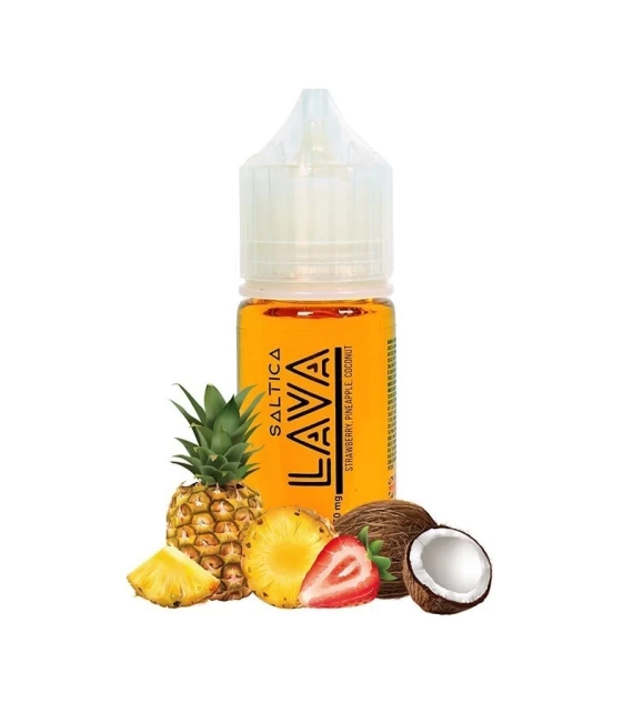 Saltica Lava (Hindistan Cevizi, Ananas ve Çilek) Salt Likit