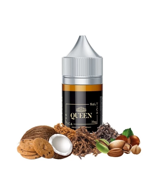 Saltica Queen (Tütün, Hindistan Cevizli, Badem ve Fındık) Salt