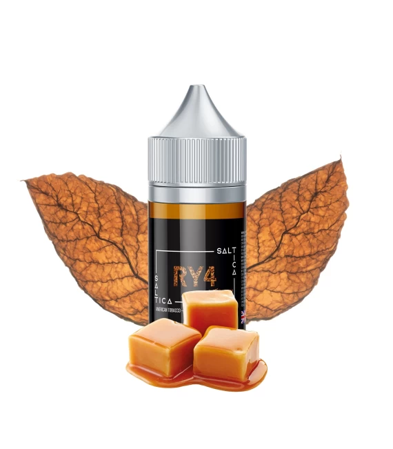 Saltica RY4 (Tütün, Karamel ve Vanilya) Salt Likit