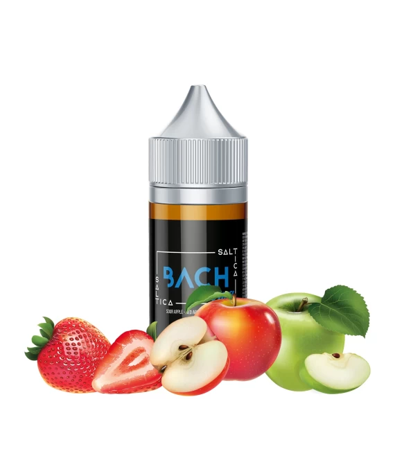 Saltica Bach (Yeşil Elma, Kırmızı Elma ve Çilek) Salt Likit