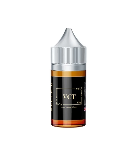 Saltica VCT (Tütün, Karamel, Muhallebi ve Badem) Salt Likit
