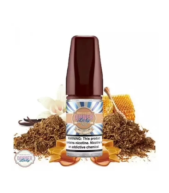 Dinner Lady Sweet Tobacco (Tütün, Karamel ve Krema) Salt Likit