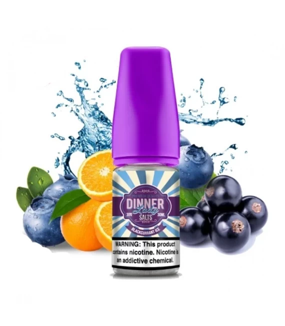 Dinner Lady Blackcurrant ice (Siyah Frenk Üzümü ve Mentol) Salt