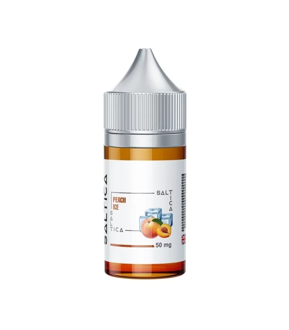 Saltica Peach Ice (Buz ve Şeftali) Salt Likit