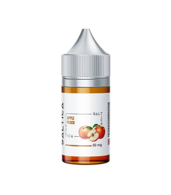 Saltica Apple Peach (Elma ve Şeftali) Salt Likit