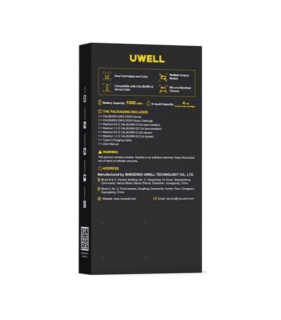 Uwell Caliburn Explorer Pod Mod