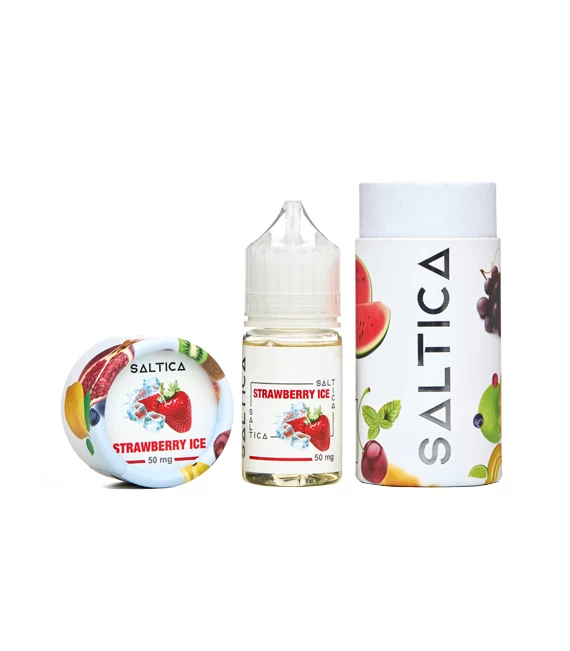 Saltica Strawberry Ice (Çilek ve Buz) Salt Likit